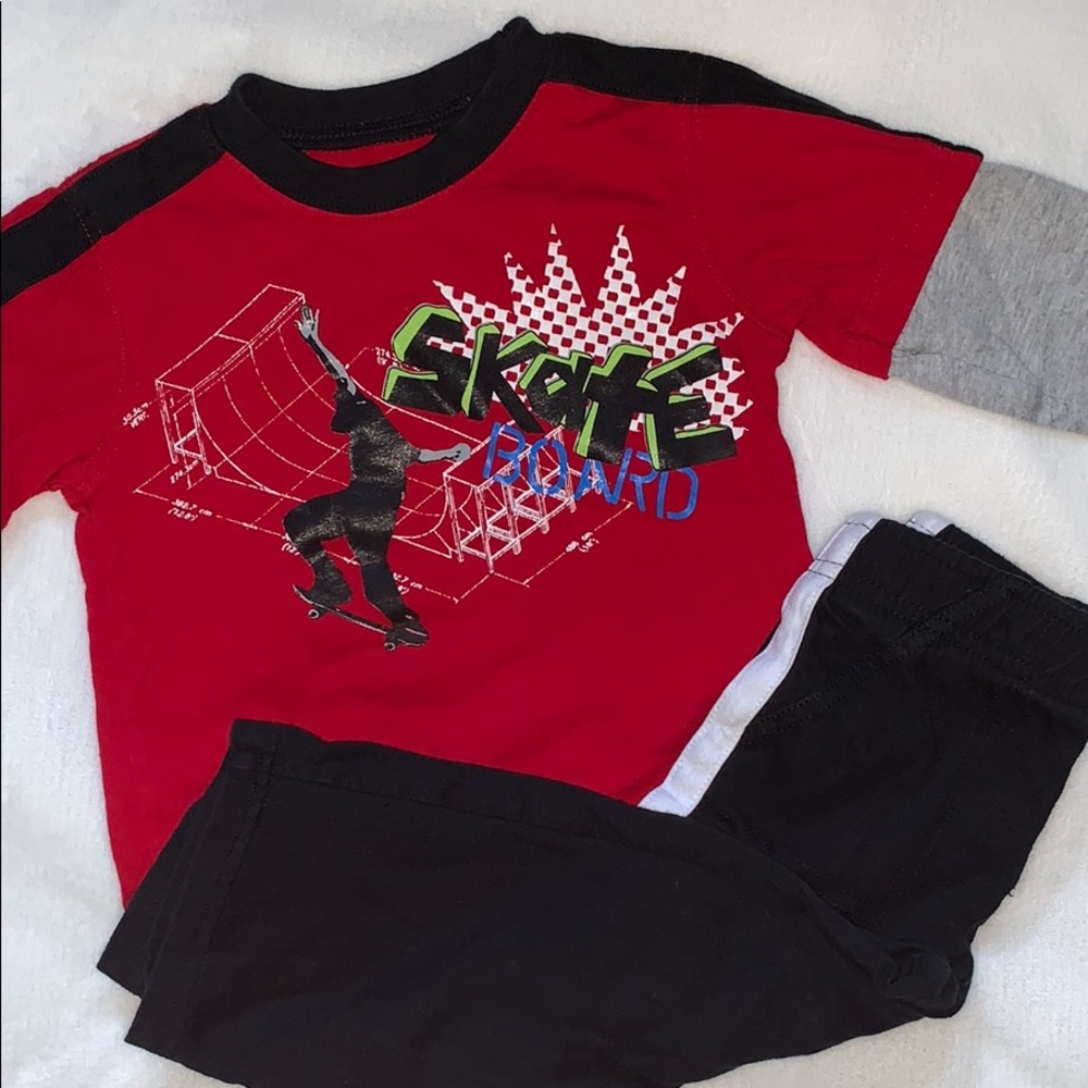 Okie Dokie Long Sleeve and Pants Outfit